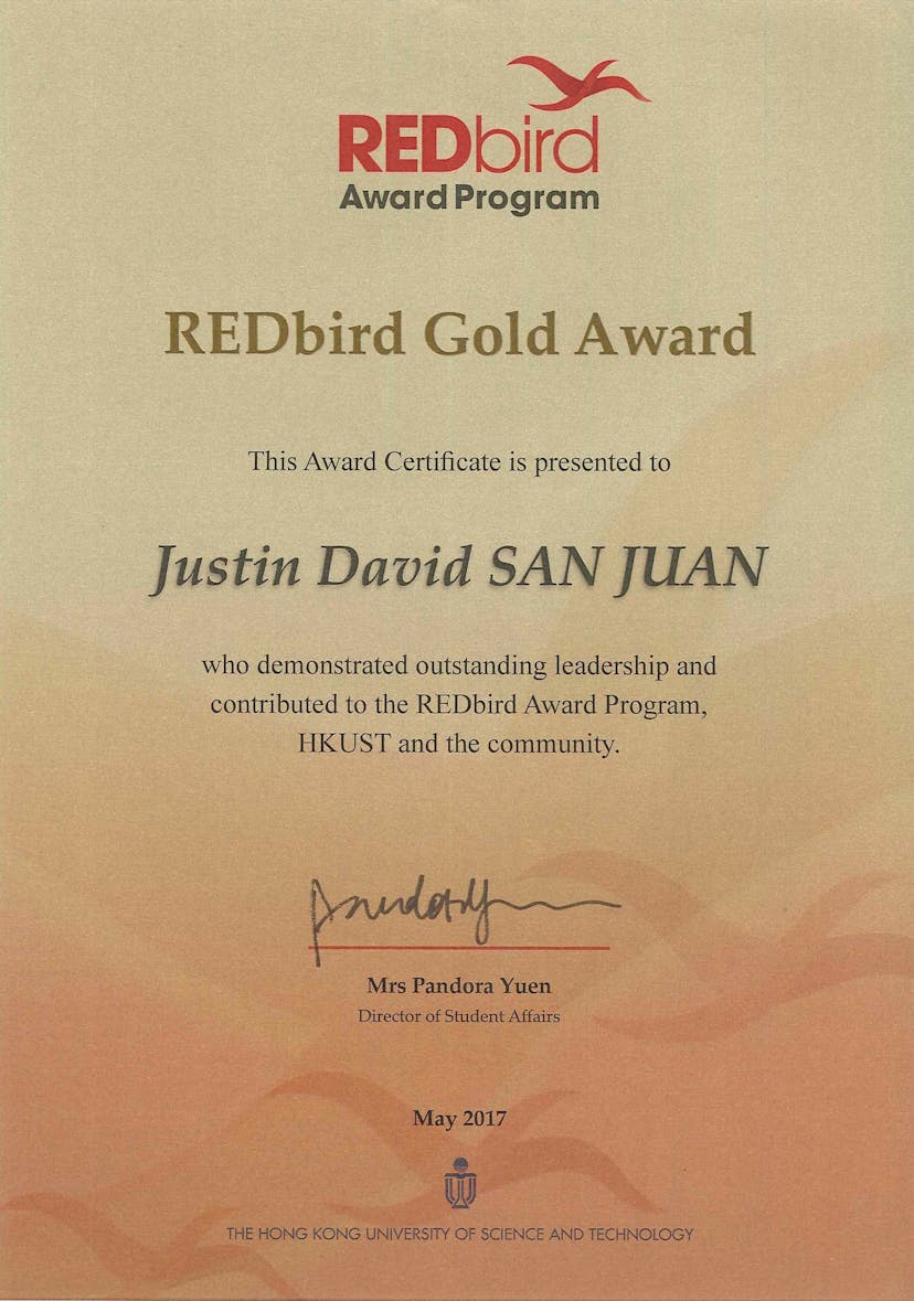 REDbird Leadership Program Gold Award